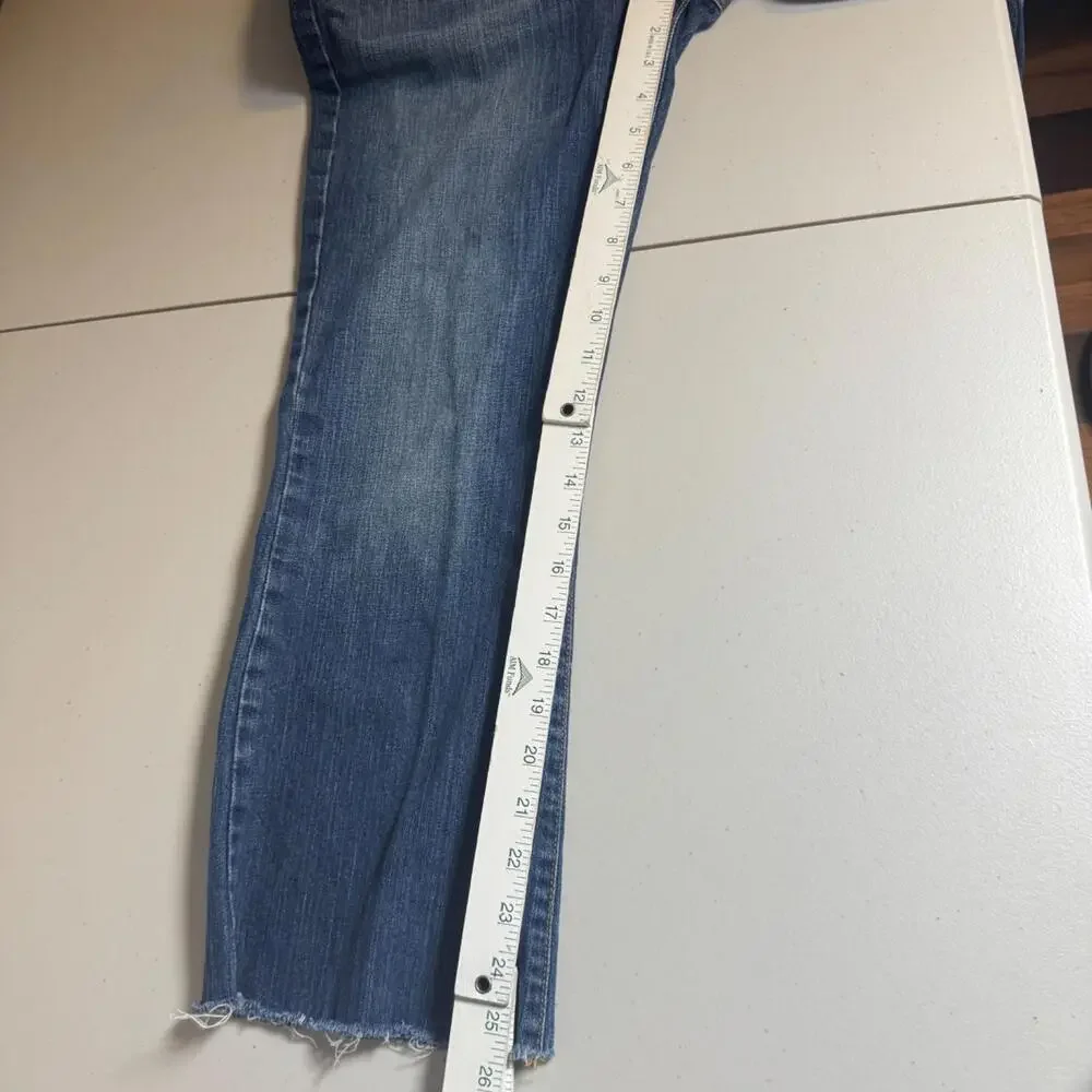 Lucky Brand Dungarees USA Made Y2K Rare‎ Vintage Sweet N Low Ankle Women's 29/30 - Picture 7 of 7